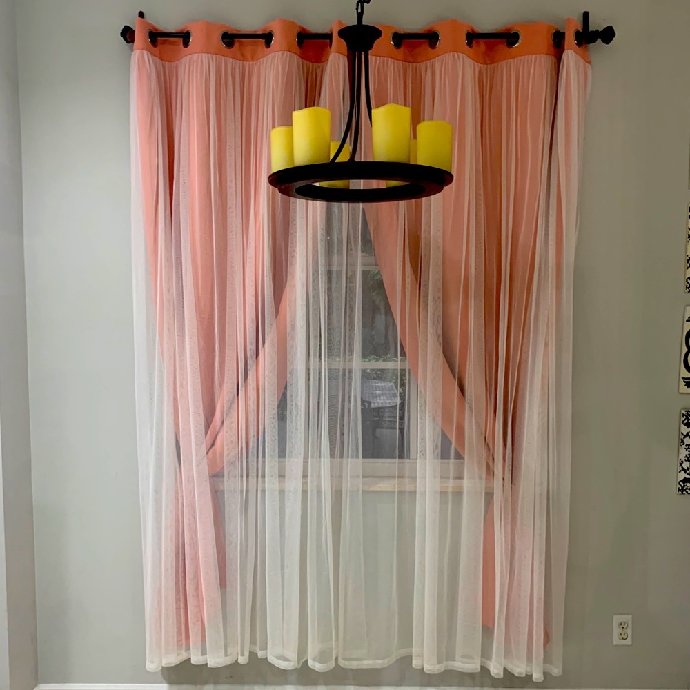 Dusty Pink 2 Layer Blackout Curtains